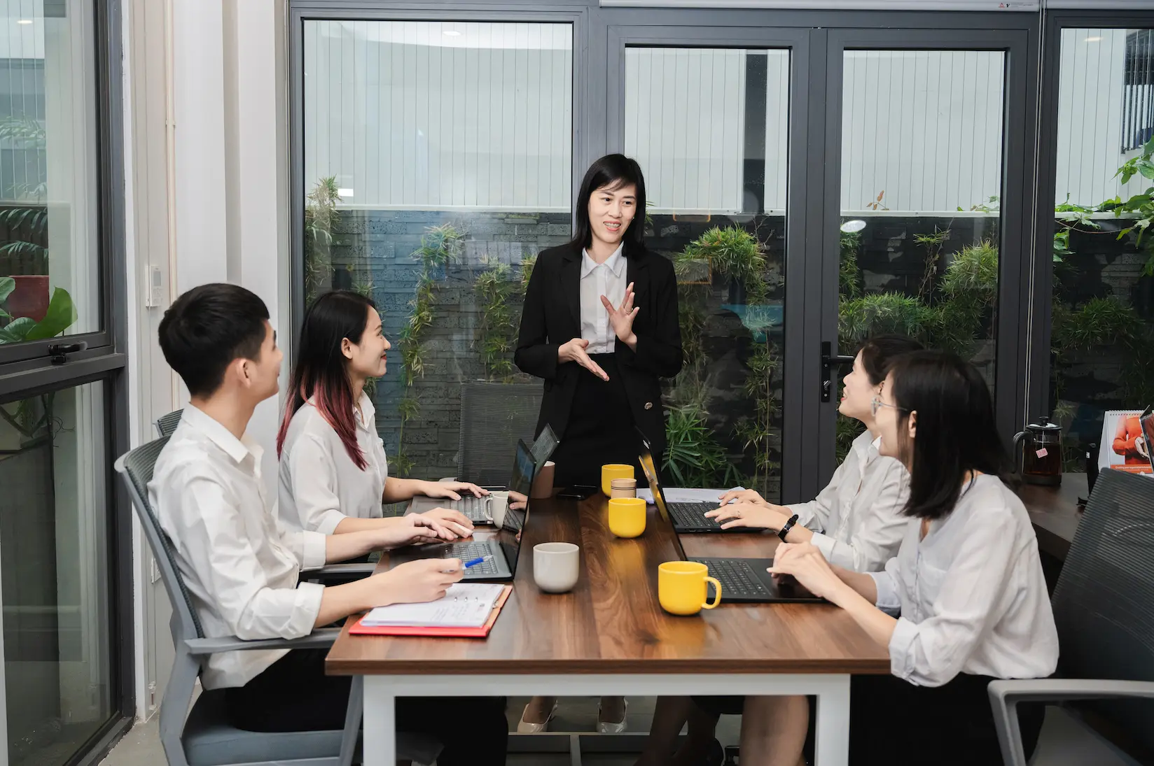 Angelina Do in an internal training course